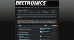 Desktop Screenshot of beltronicsradarforum.com